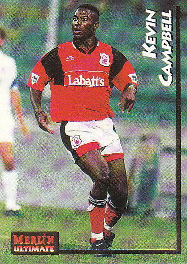 Kevin Campbell Nottingham Forest 1995/96 Merlin Ultimate #158